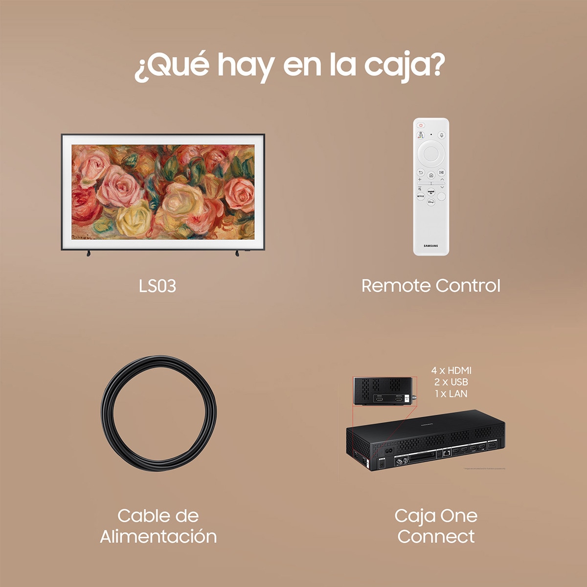 TV QLED 189 cm (75") Samsung The Frame TQ75LS03DAUXXC 4K Display Mate Smart TV para colgar en pared con soporte incluido Negro-9