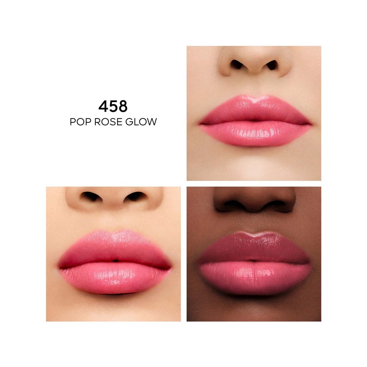 Bálsamo Kiss Kiss Bee Glow - 3,2 g 458 Pop Rose-3