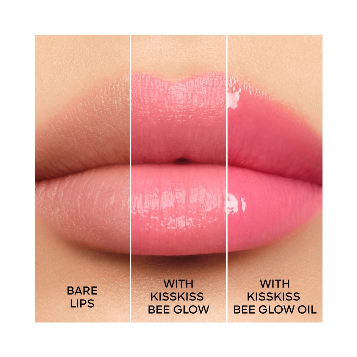 Bálsamo Kiss Kiss Bee Glow - 3,2 g 458 Pop Rose-8