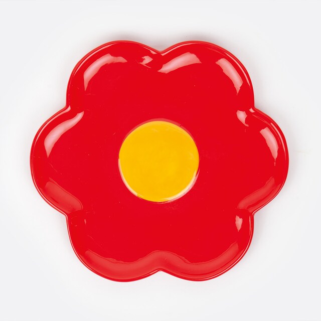Imagem 0 de Prato DOIY daisy vermelho
