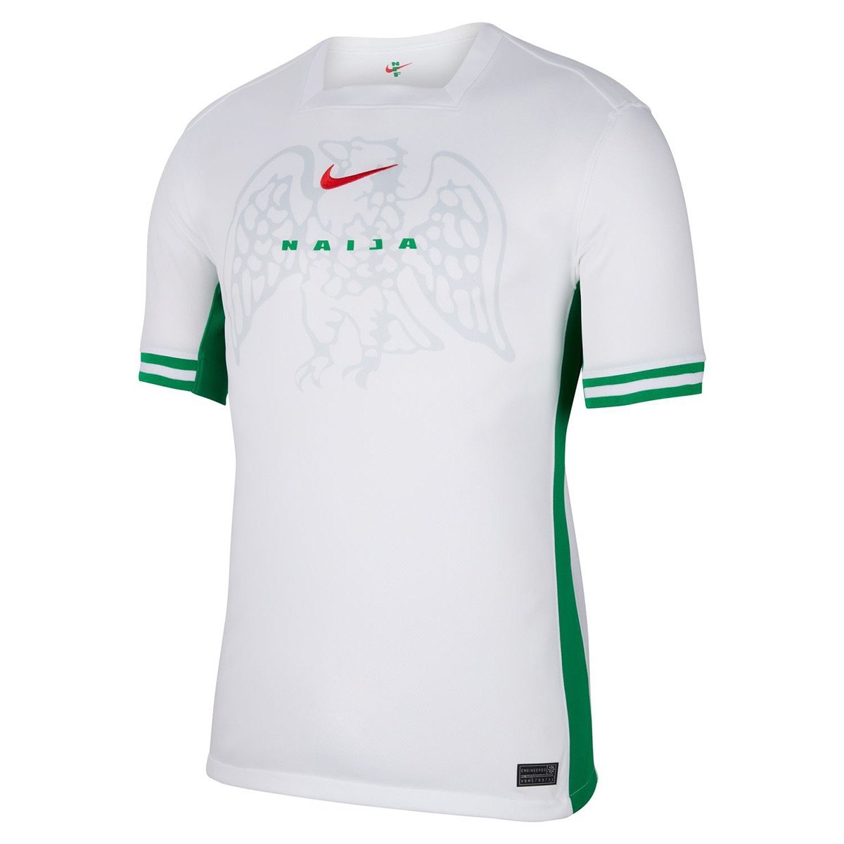 T-shirt de Homem 1.º Equipamento Nigéria 2024 Stadium Branco-7