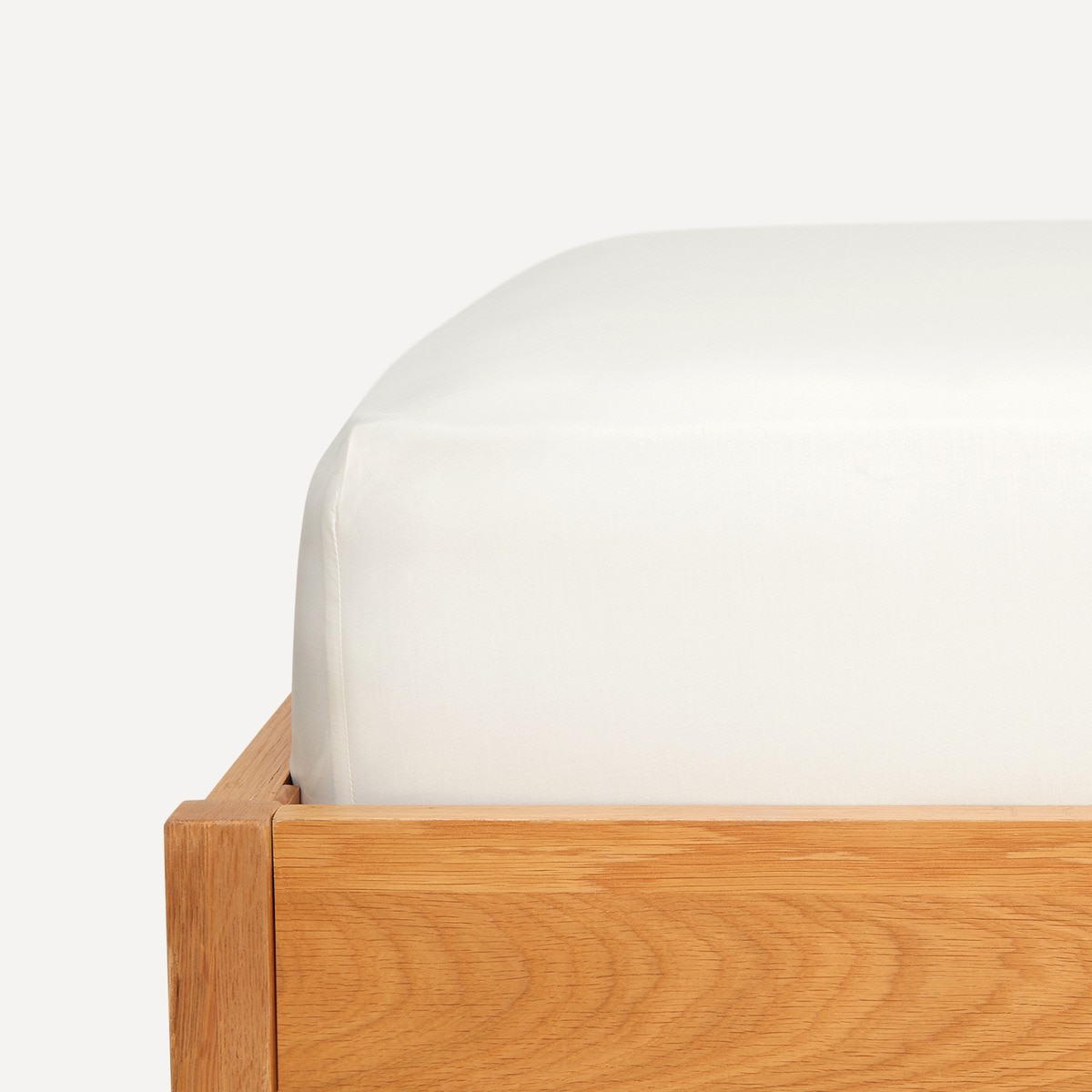 Lençol de Baixo de Algodão Percal 200 Fios Platabanda - 35 cm Osso-1