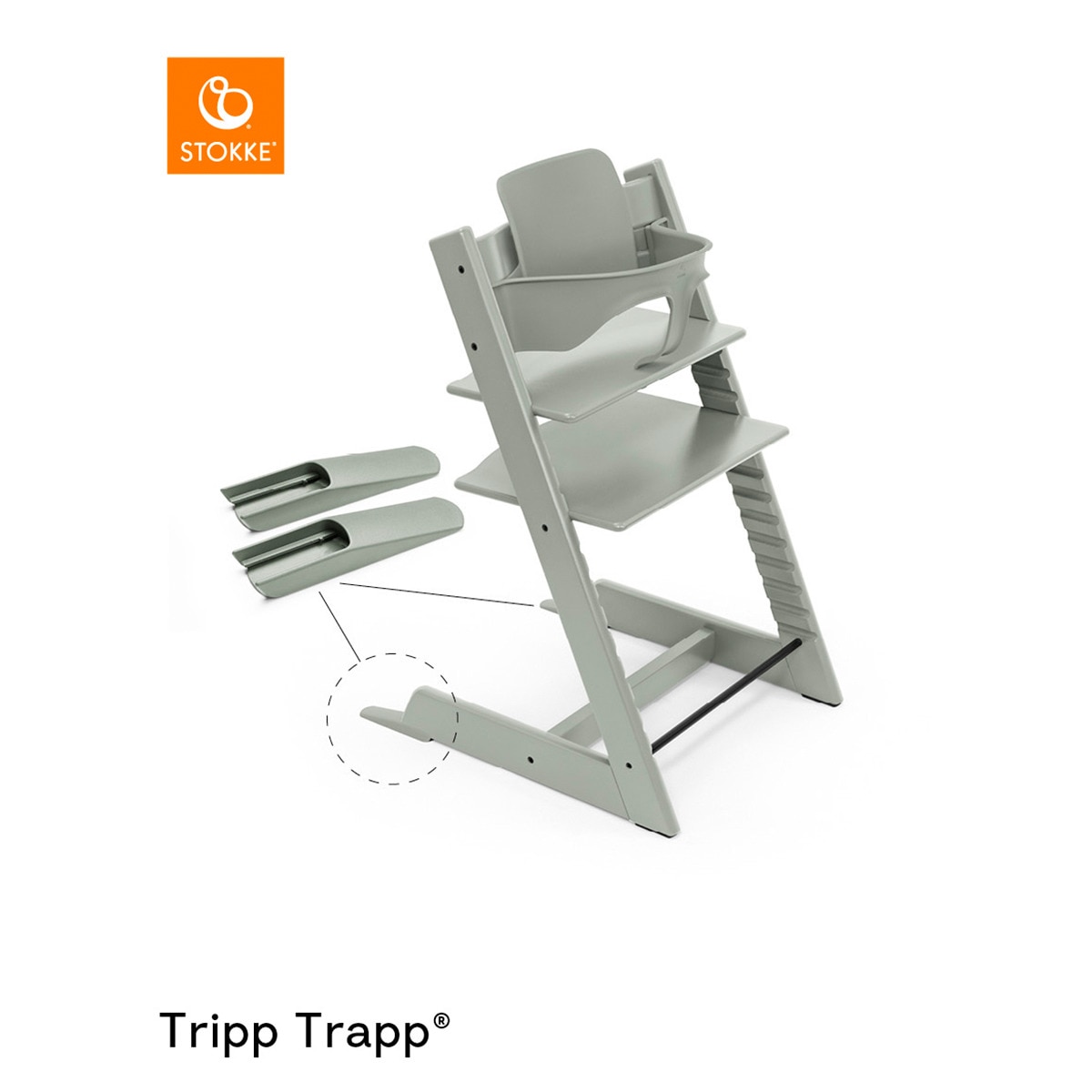 Tripp Trapp® Baby Set² - Verde claro Verde claro-4