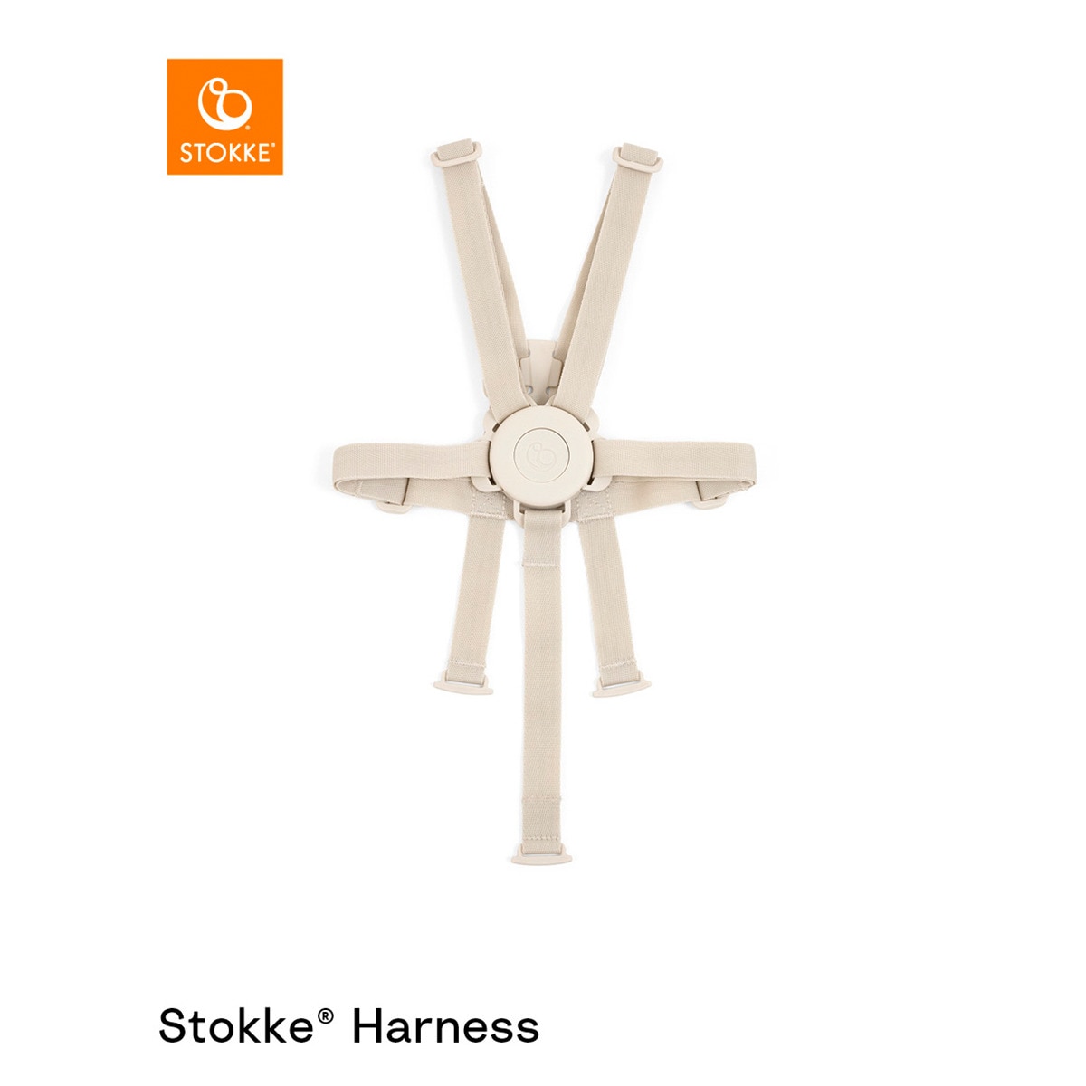Arnês² para Cadeira Papa Stokke Tripp Trapp Bege-4