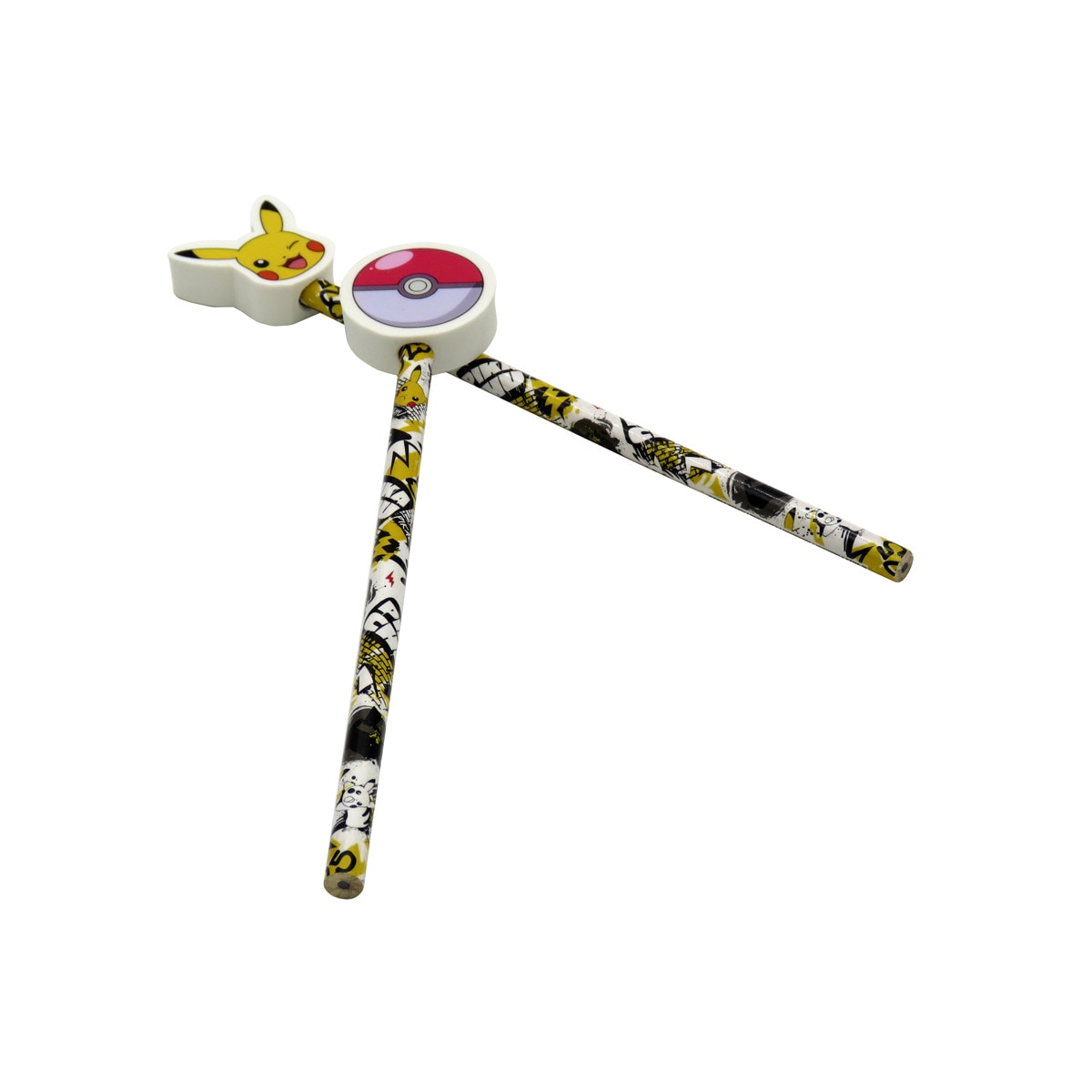 Conjunto 2 Lápis Pokémon com Topper POKEMON 2