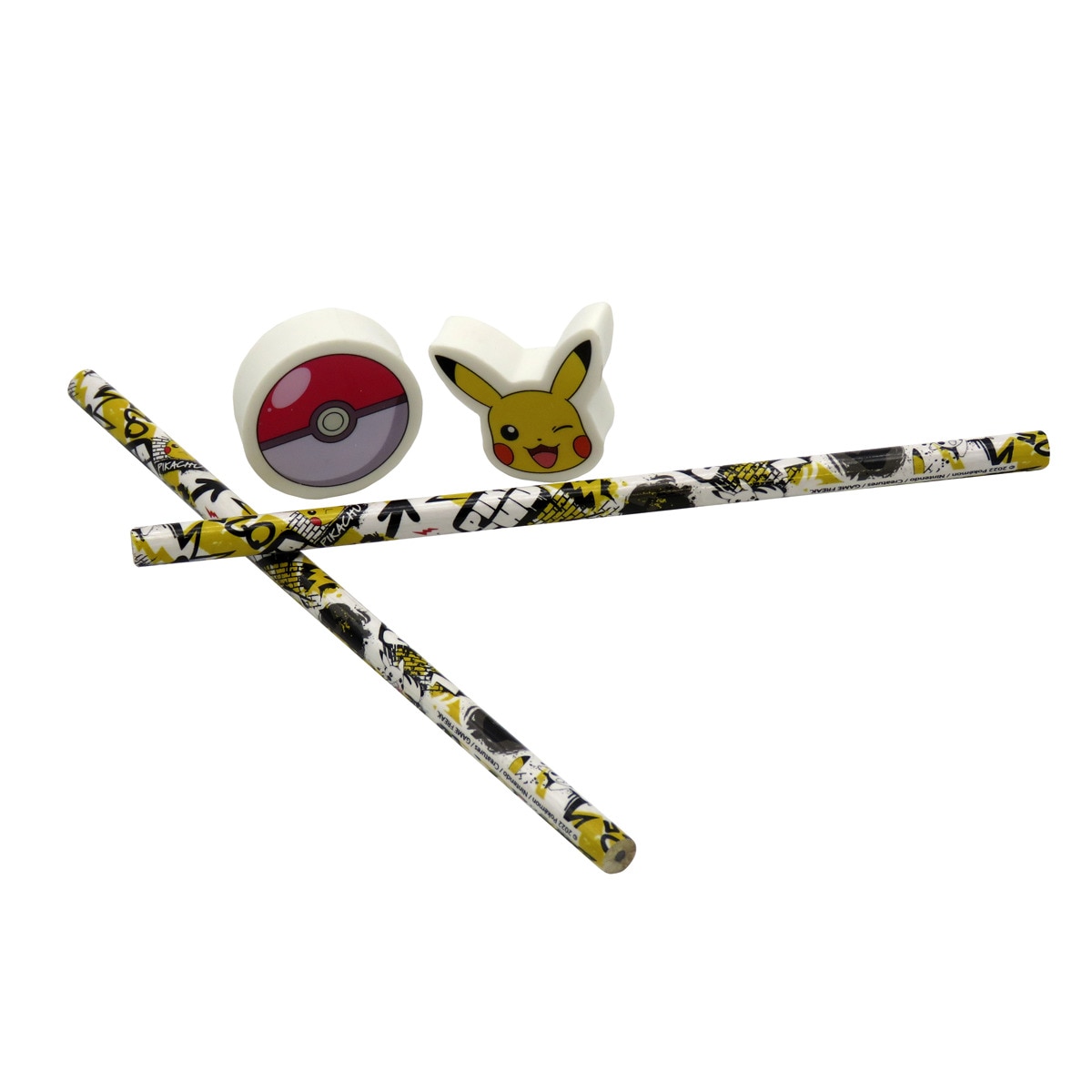 Conjunto 2 Lápis Pokémon com Topper POKEMON 3