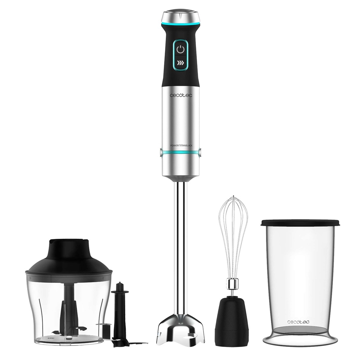 Batidora de pie Cecotec Powert TitalBlack 1200 XL Cream&Crush 1