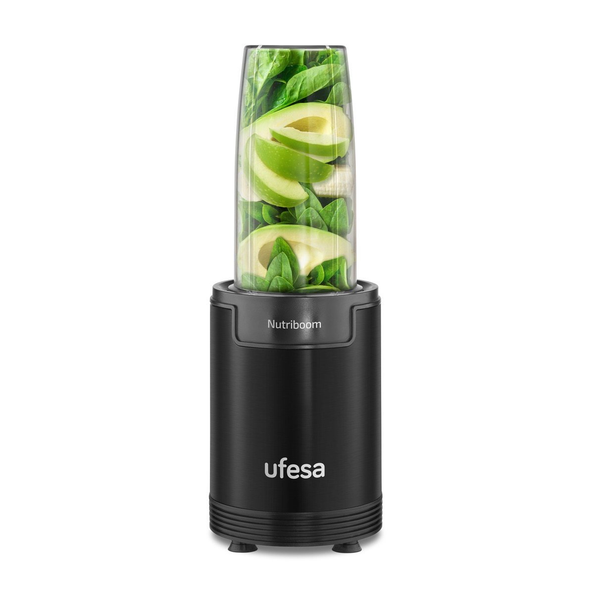 Batidora de vaso Ufesa Nutriboom con accesorios 6 en 1 Negro-6
