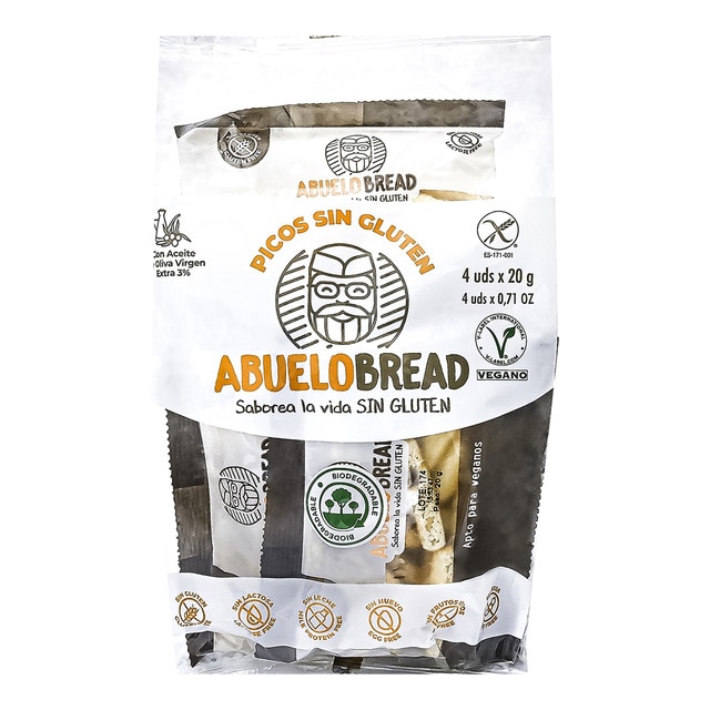 Imagen 0 de Picos sin gluten Abuelo Bread