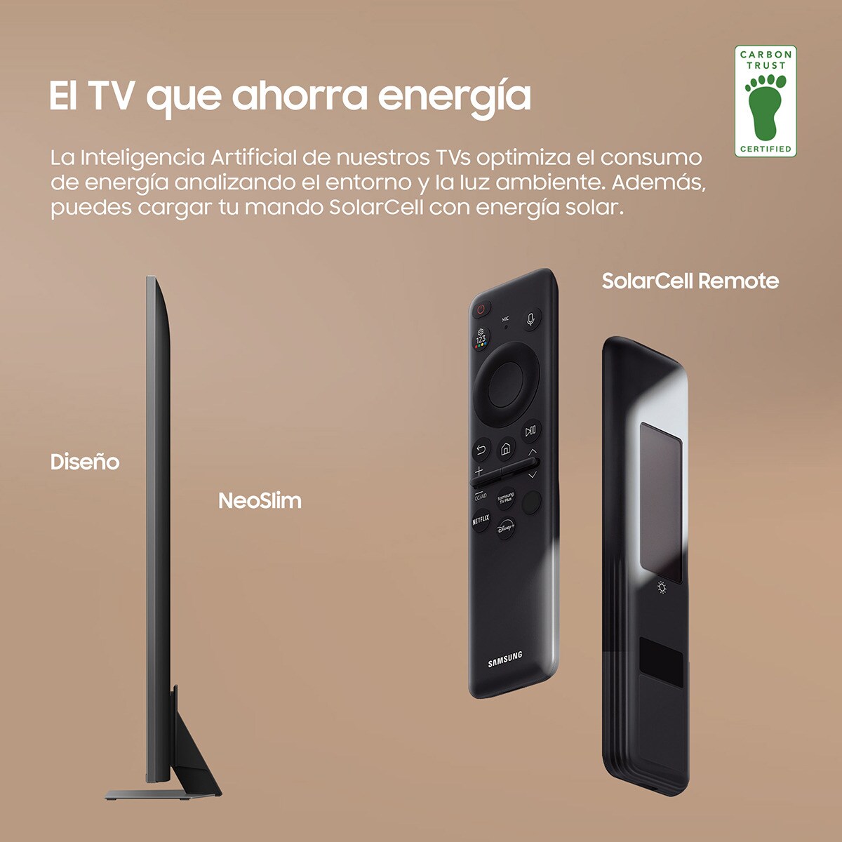 TV Neo QLED 163 cm (65") Samsung TQ65QN85DBTXXC 4K AI Upscalling con Inteligencia Artificial Smart TV Gris-3