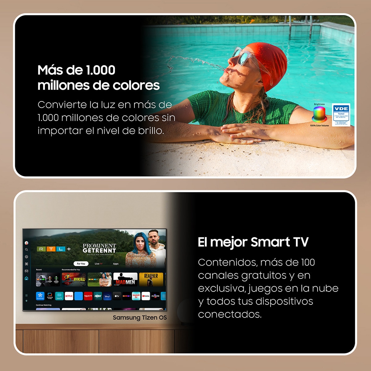 TV QLED 214 cm (85") Samsung TQ85Q70DATXXC 4K Upscalling  Smart TV Negro-4