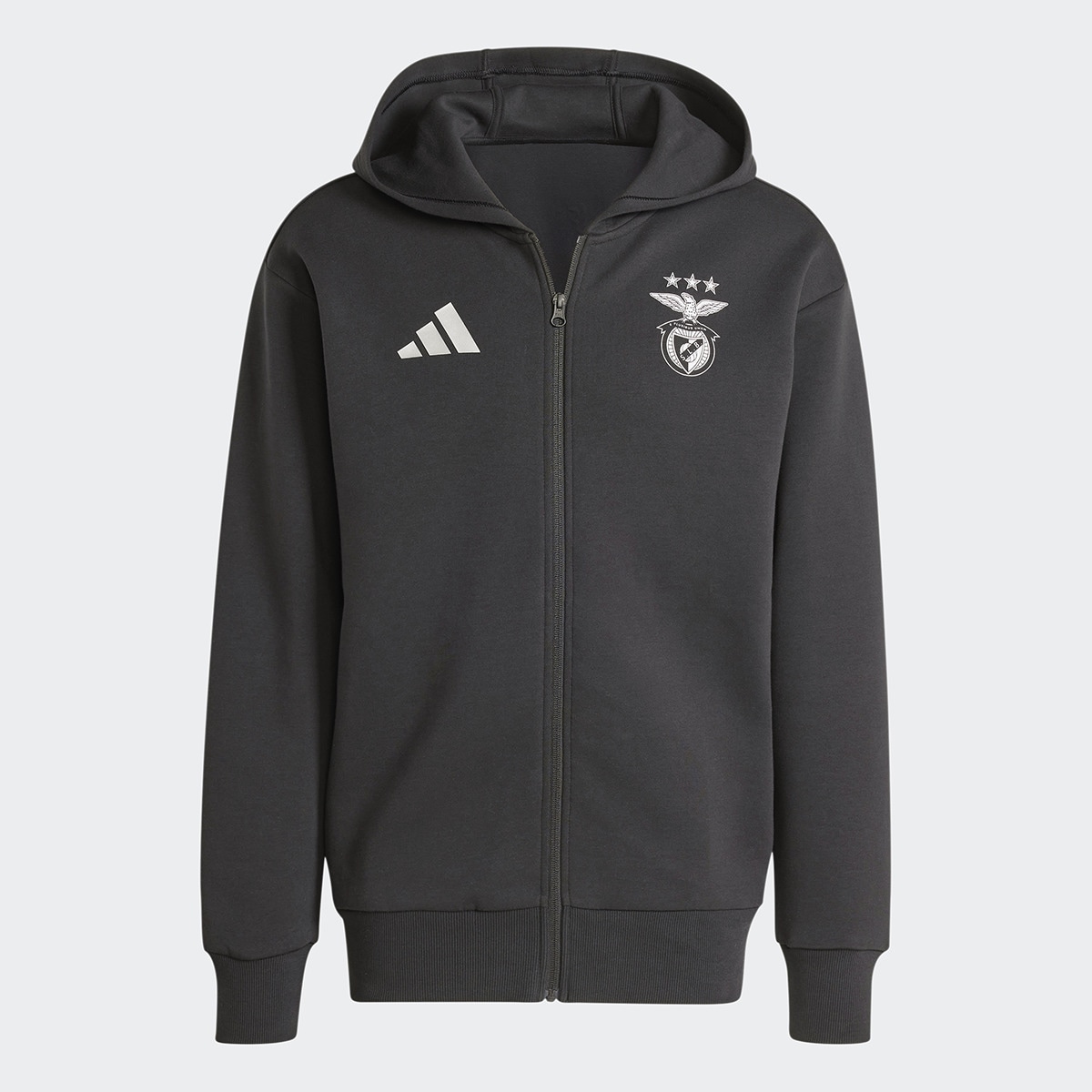Sweatshirt de Homem Benfica Lisboa Anthem Jacket Preto-7