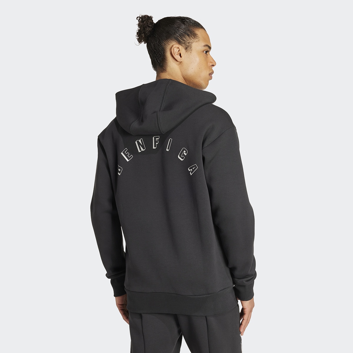Sweatshirt de Homem Benfica Lisboa Anthem Jacket Preto-2