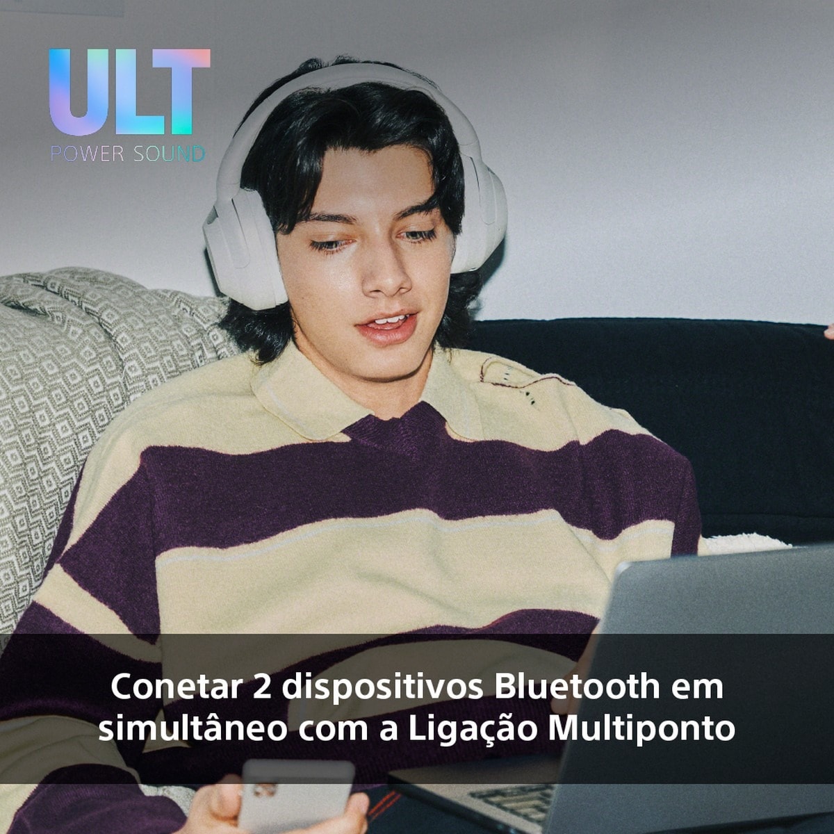 Auscultadores Headband Bluetooth NC Sony ULT WEAR WH-ULT900N Preto-15