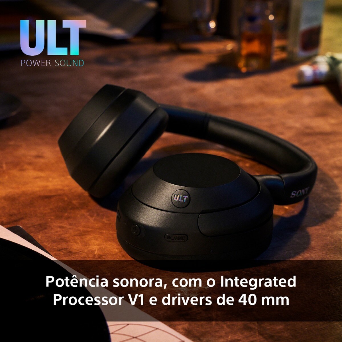 Auscultadores Headband Bluetooth NC Sony ULT WEAR WH-ULT900N Preto-11