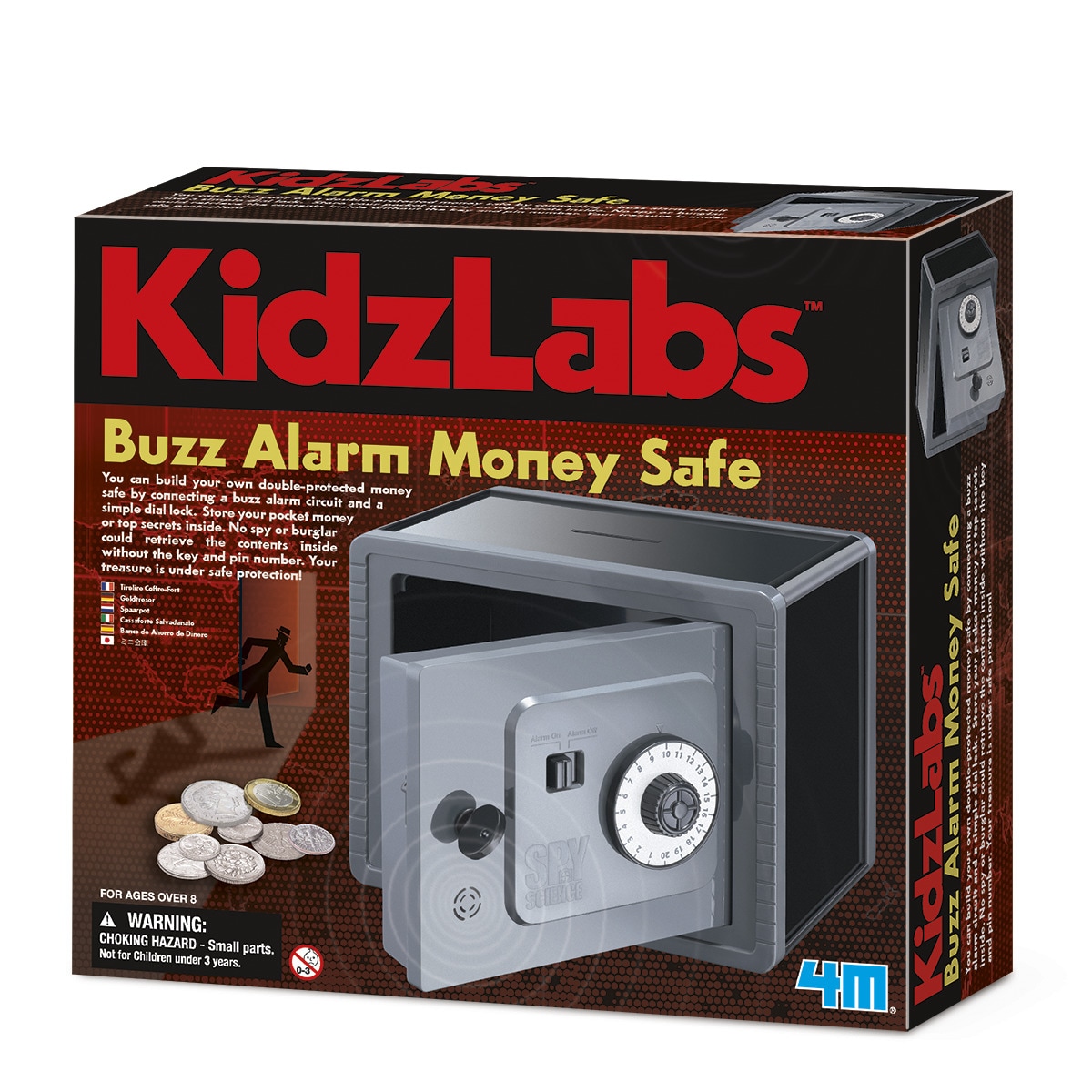 Kit caja fuerte con alarma 4M construcción 2