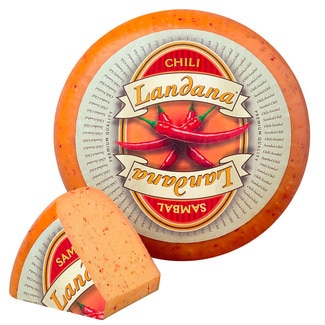 Queijo Gouda Com Chilli e Sambal Peso Aproximado ao peso 4 kg - Landana