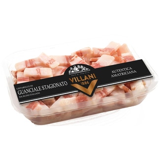 Guanciale Tiras unidade 120 g - Villani
