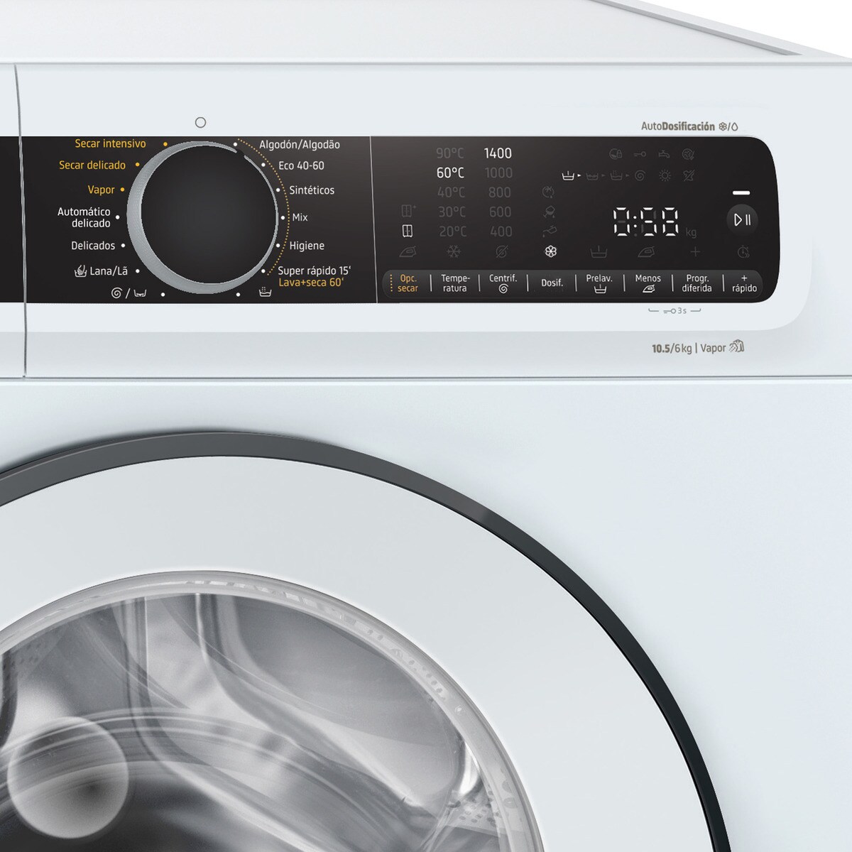 Lavadora secadora Balay 10,5 kg / 1400 rpm - 3TW9105BD Blanco-3