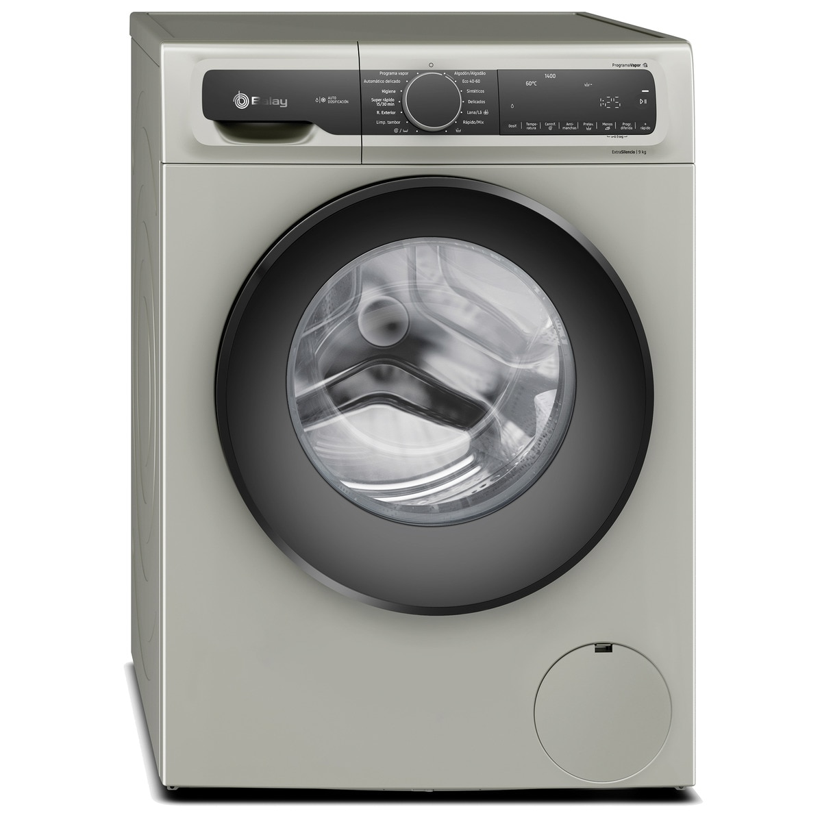 Lavadora Balay 9 kg / 1.400 rpm, AutoDosificación - 3TS496XDS Inox-1
