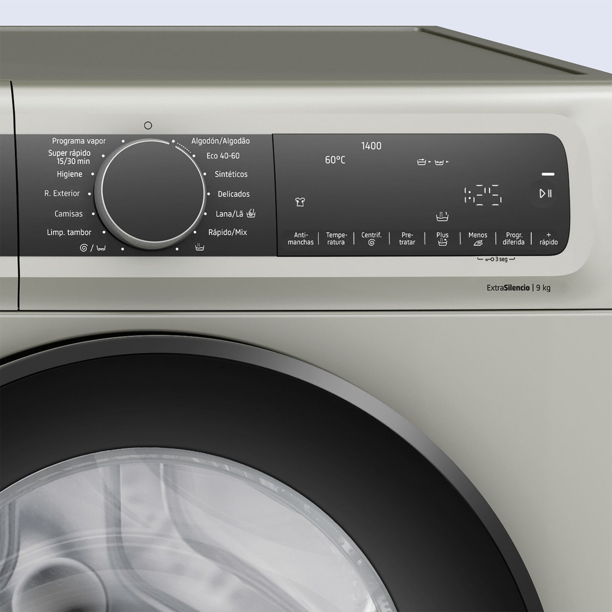 Lavadora Balay 9 kg / 1.400 rpm - 3TS495XS Acero antihuellas-3