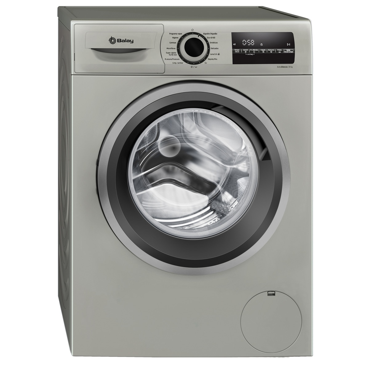 Lavadora Balay 8 kg/ 1.200 rpm - 3TS284X Acero antihuellas-1