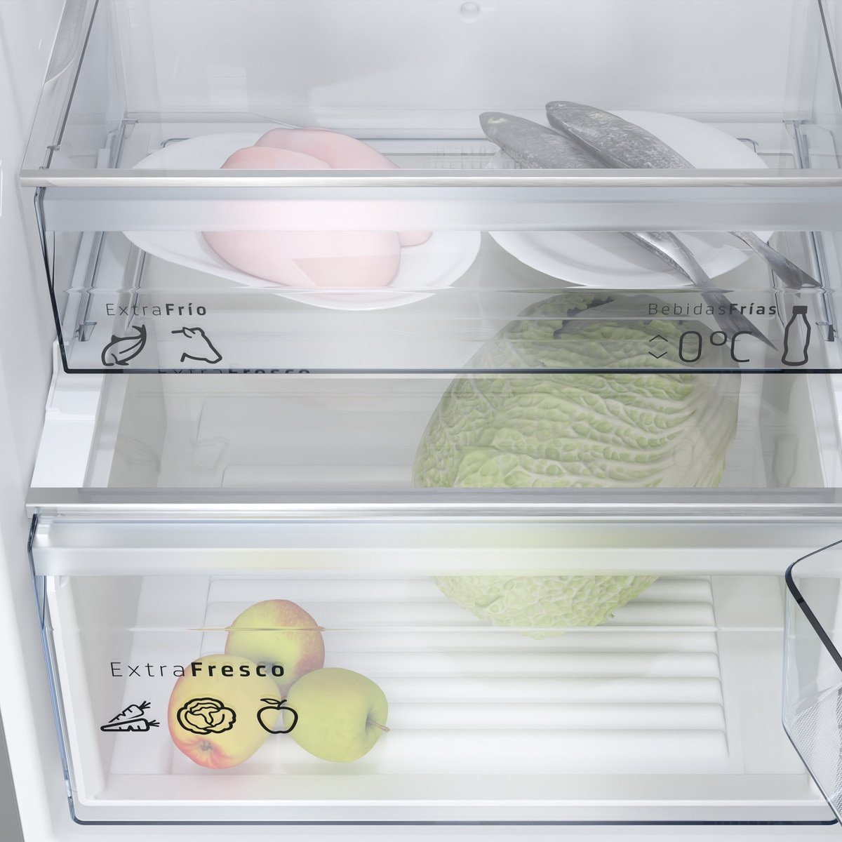 Frigorífico combi Balay Total No Frost - 3KFB664XE Inox-6