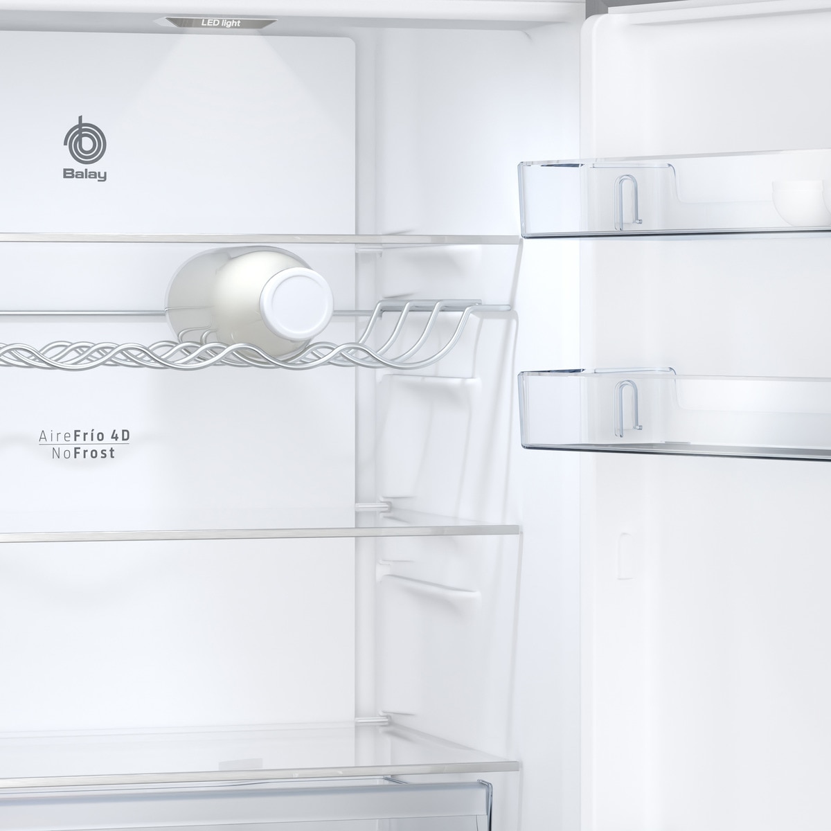 Frigorífico combi Balay Total No Frost - 3KFB664XE Inox-5