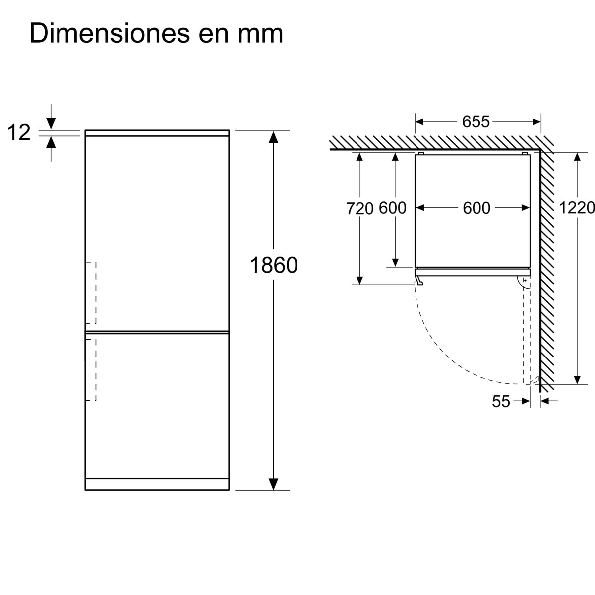 Frigorífico combi Balay Total No Frost - 3KFB664XE Inox-3