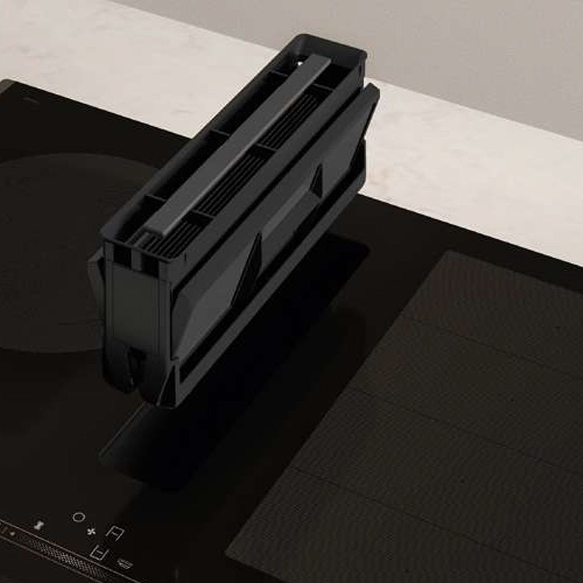Placa inducción Balay extractor integrado, con 4 zonas de cocción - 3EBC963ER Negro-6