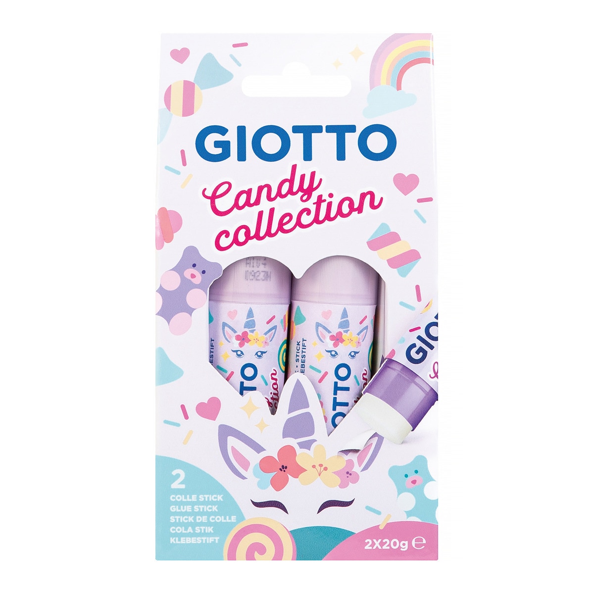 Imagen 0 de Pack de 2 Sticks 20g Candy Collection Giotto