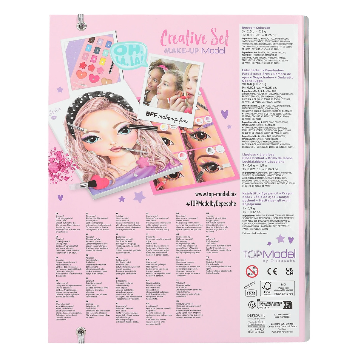 Carpeta guía de maquillaje TOPModel 7