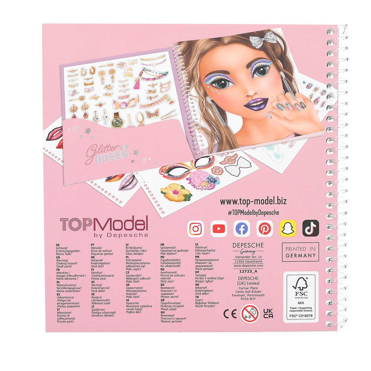 Libro dress me up maquillaje TOPModel 4