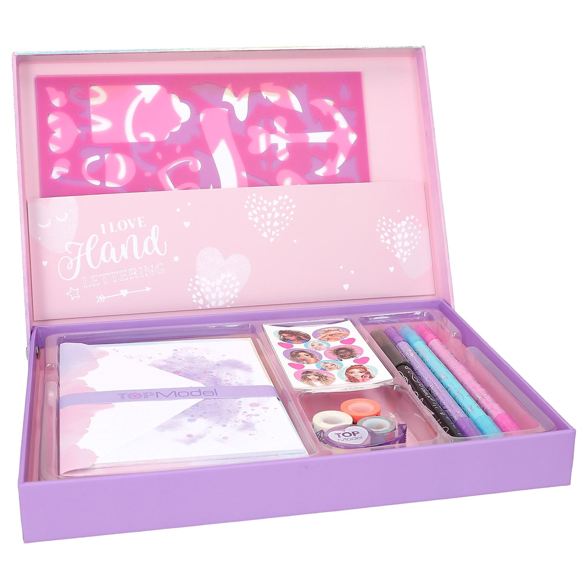 Set de cartas y lettering TOPModel 3