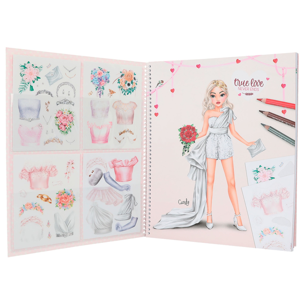 Libro colorear wedding special TOPModel 4