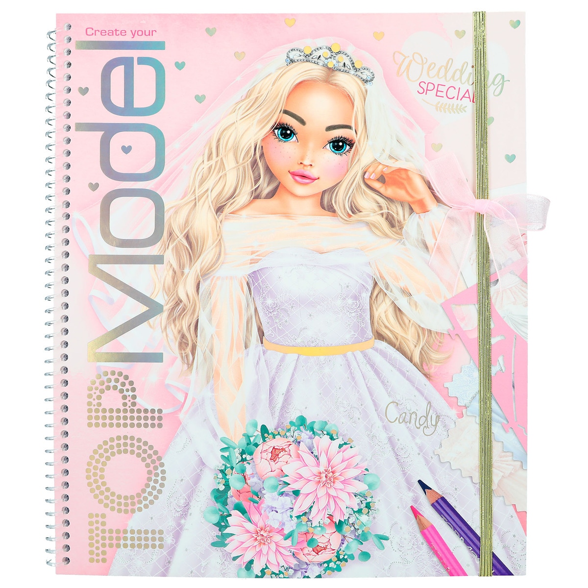 Libro colorear wedding special TOPModel 2