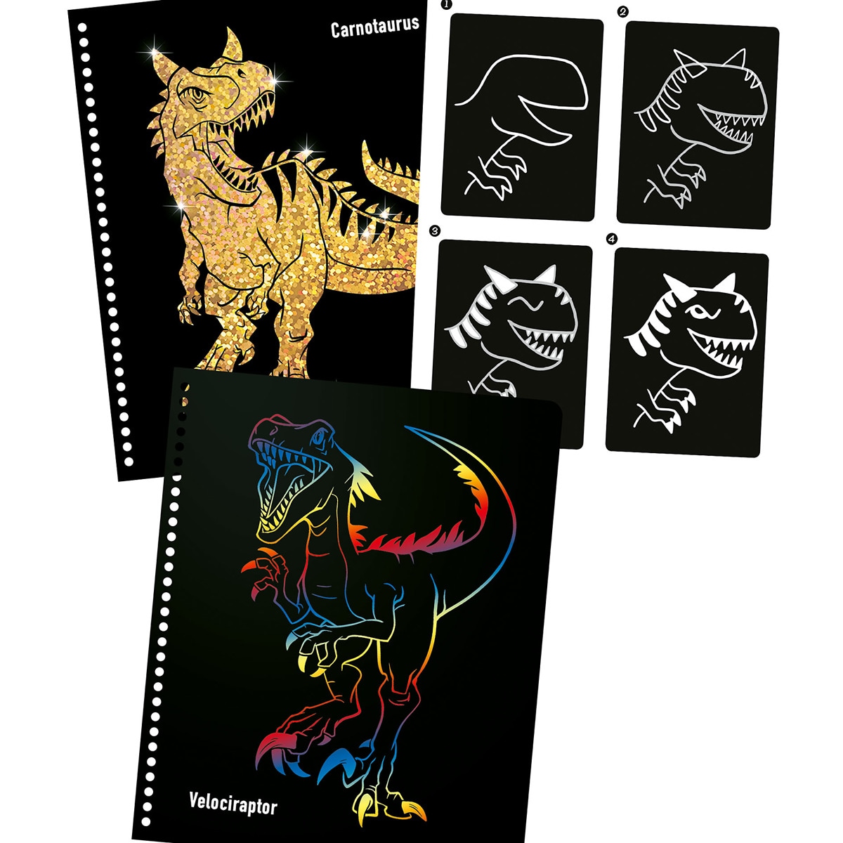 Libro de scratch Dino World 5