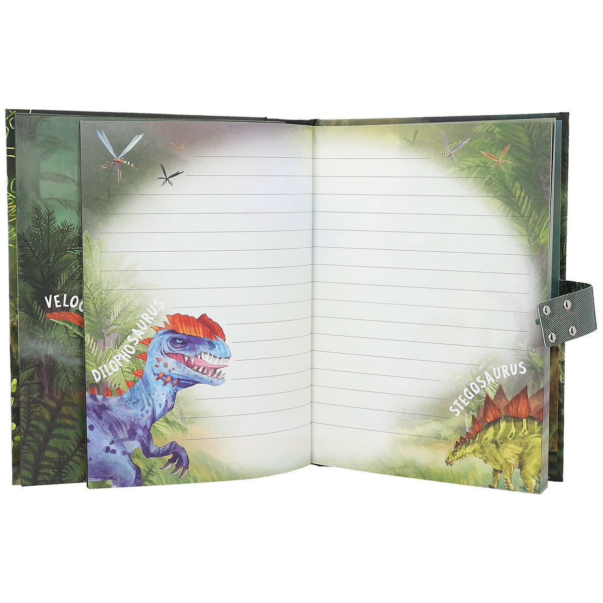 Diario con código y sonido Dino World 6