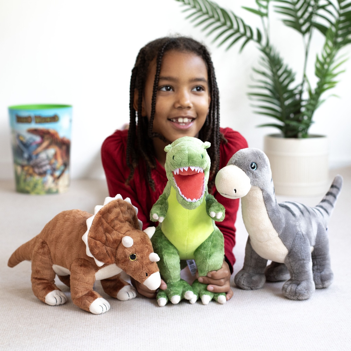 Peluche Triceratops Dino World 5