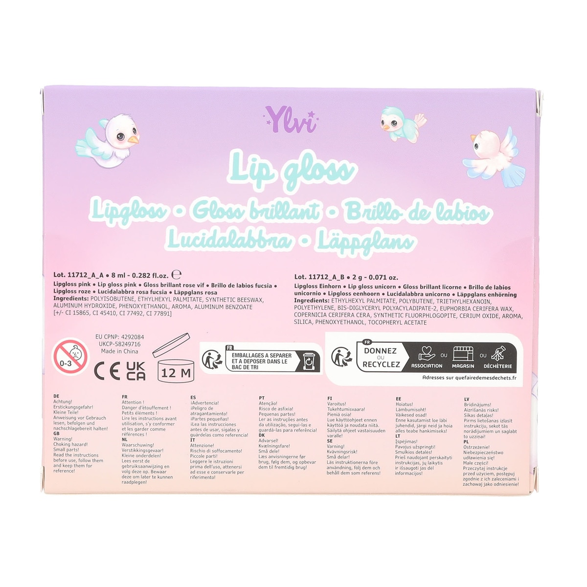 Set de brillos de labio Ylvi 5