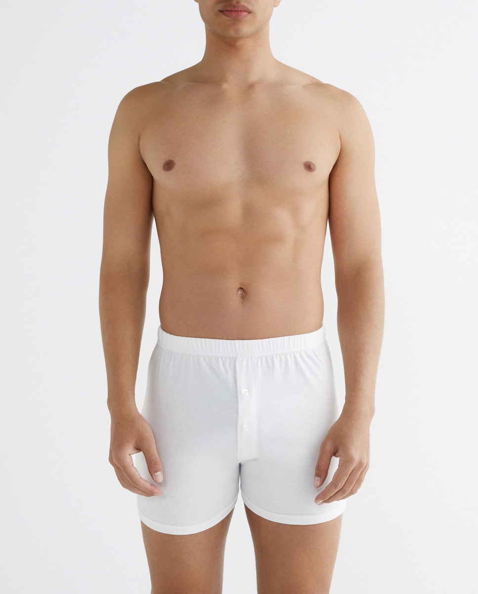 Imagen 0 de Pack 2 bóxers liso con bragueta de hombre