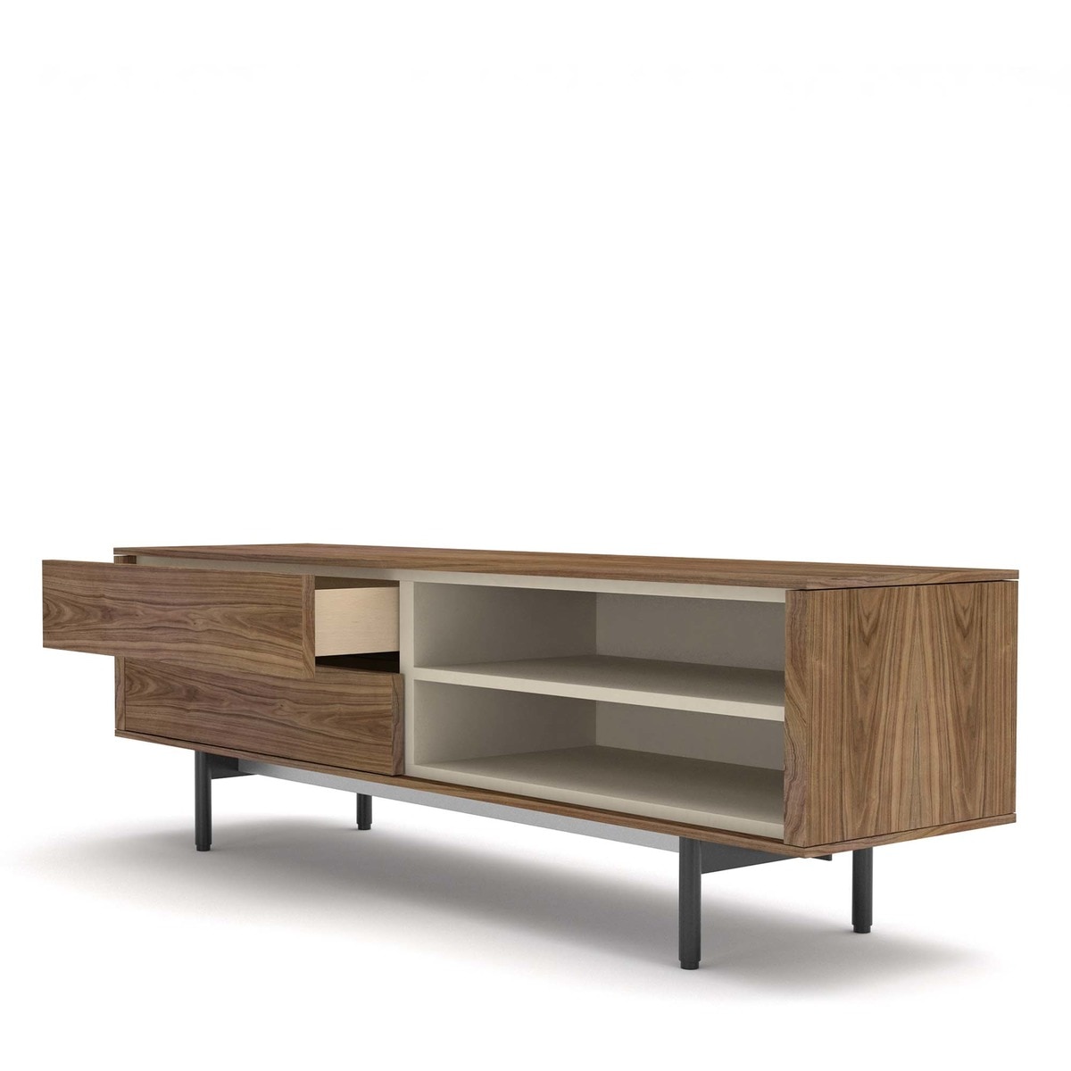 Móvel de TV Moss de Nogueira - 167,5 cm Nogueira / Areia-3