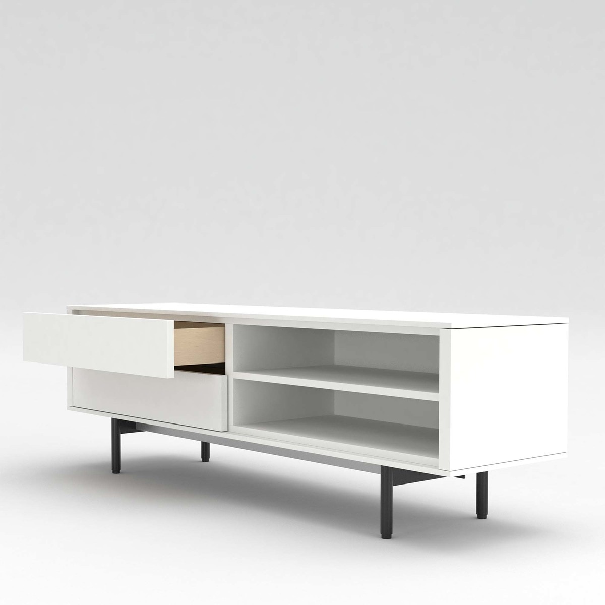 Móvel de TV Moss - 167,5 cm Branco-3