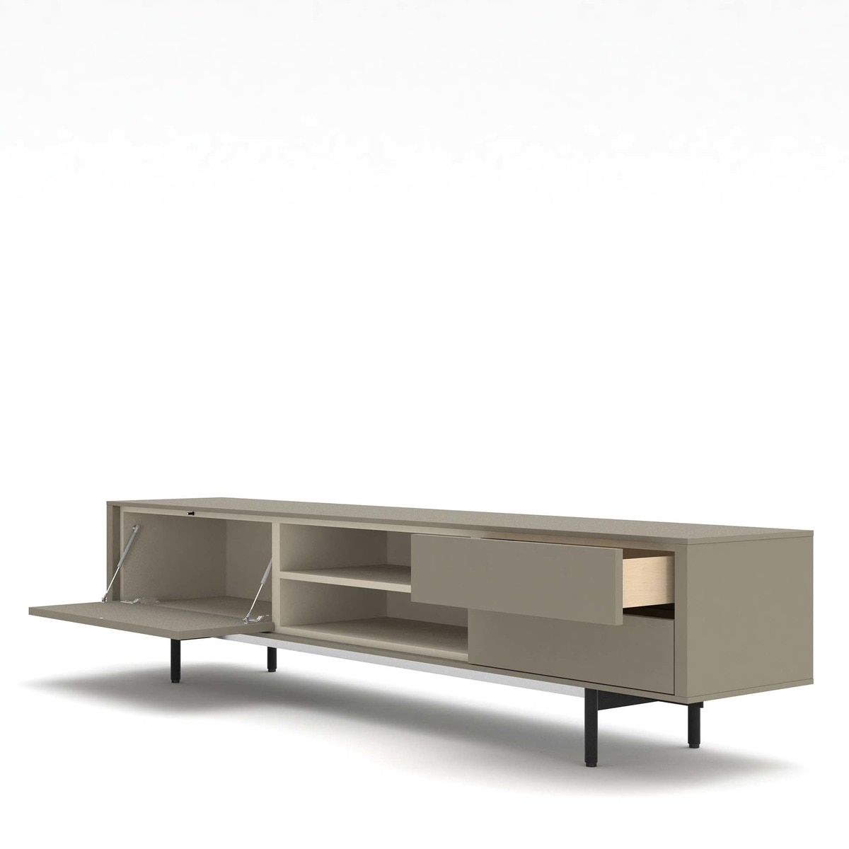 Móvel de TV Moss - 231,5 cm Rola / Areia-4