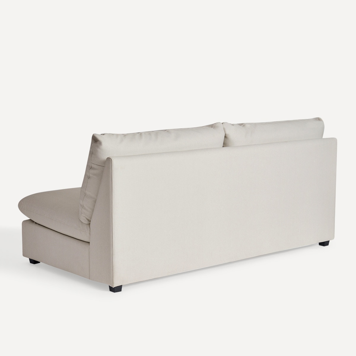 Módulo de 3 Lugares com Tecido Impermeável para Sofá de Jardim Oasis Bege-4