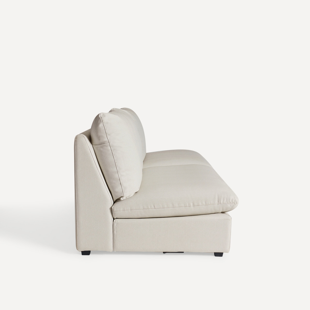 Módulo de 3 Lugares com Tecido Impermeável para Sofá de Jardim Oasis Bege-3