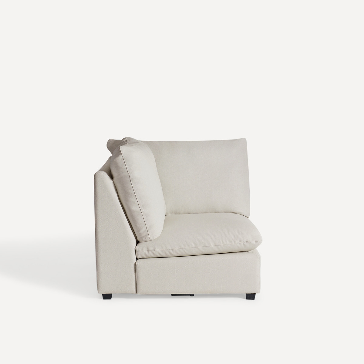 Módulo de esquina con tejido impermeable para sofá de jardín Oasis El Corte Inglés Beige-2