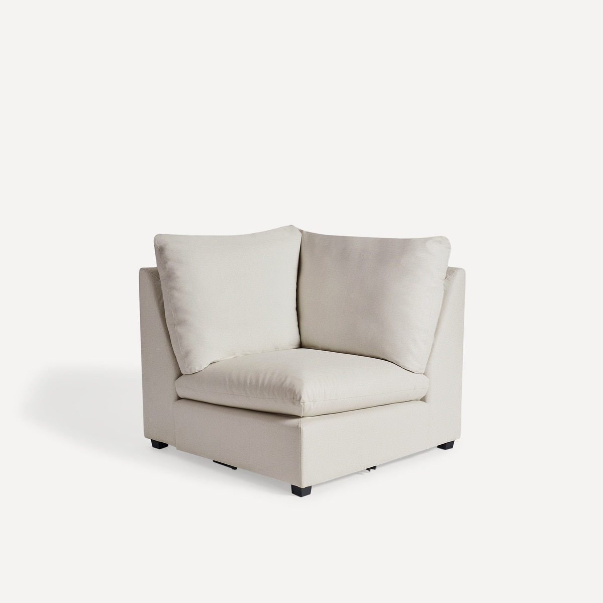 Módulo de esquina con tejido impermeable para sofá de jardín Oasis El Corte Inglés Beige-1