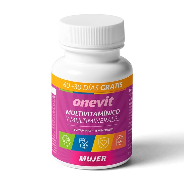 Women's Multivitamin and Multiminerals can 90 capsules vegetables gluten-free and lactose-free