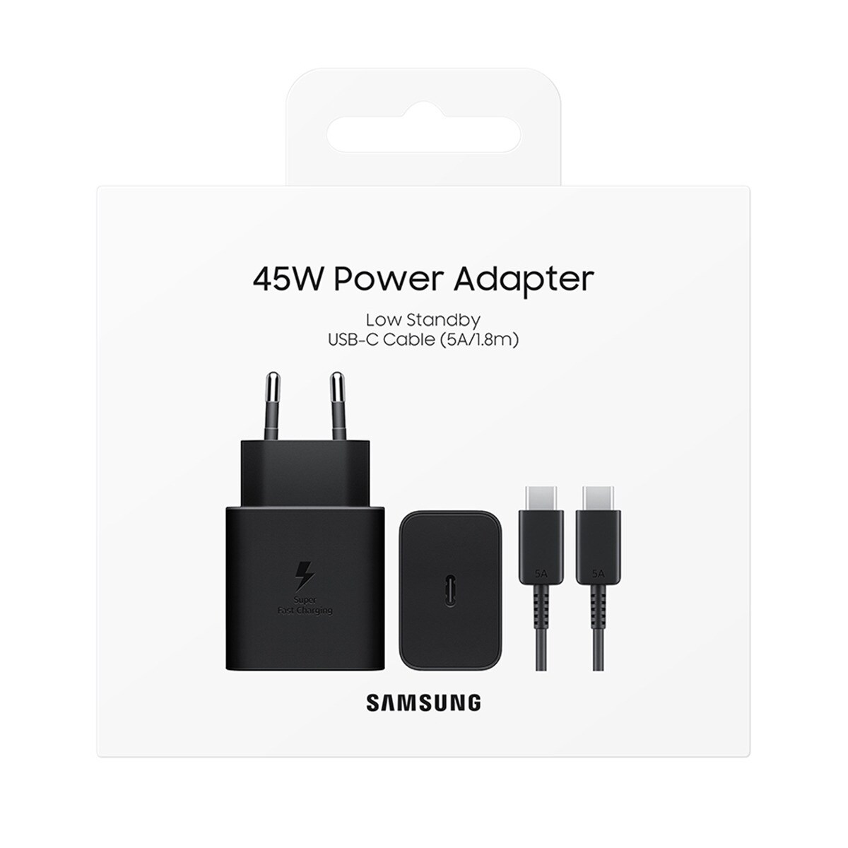 Carregador Samsung 45W com Cabo Incluído Preto-5
